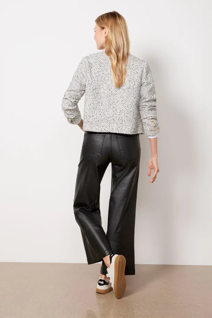 Coated Meg Wide Leg Jeans