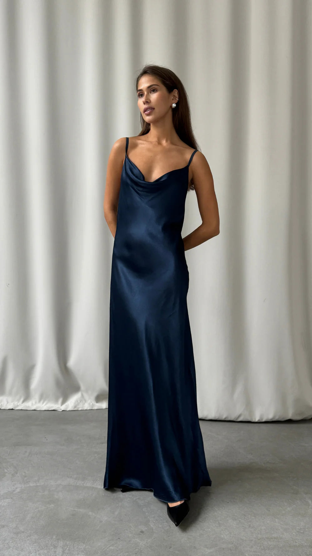 Alena Satin Dress