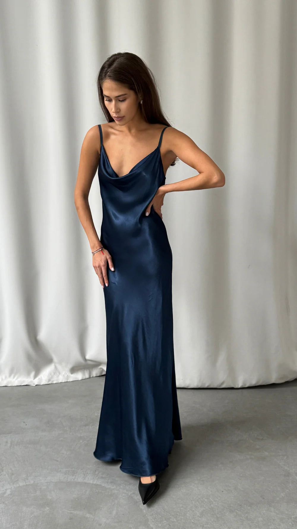 Alena Satin Dress