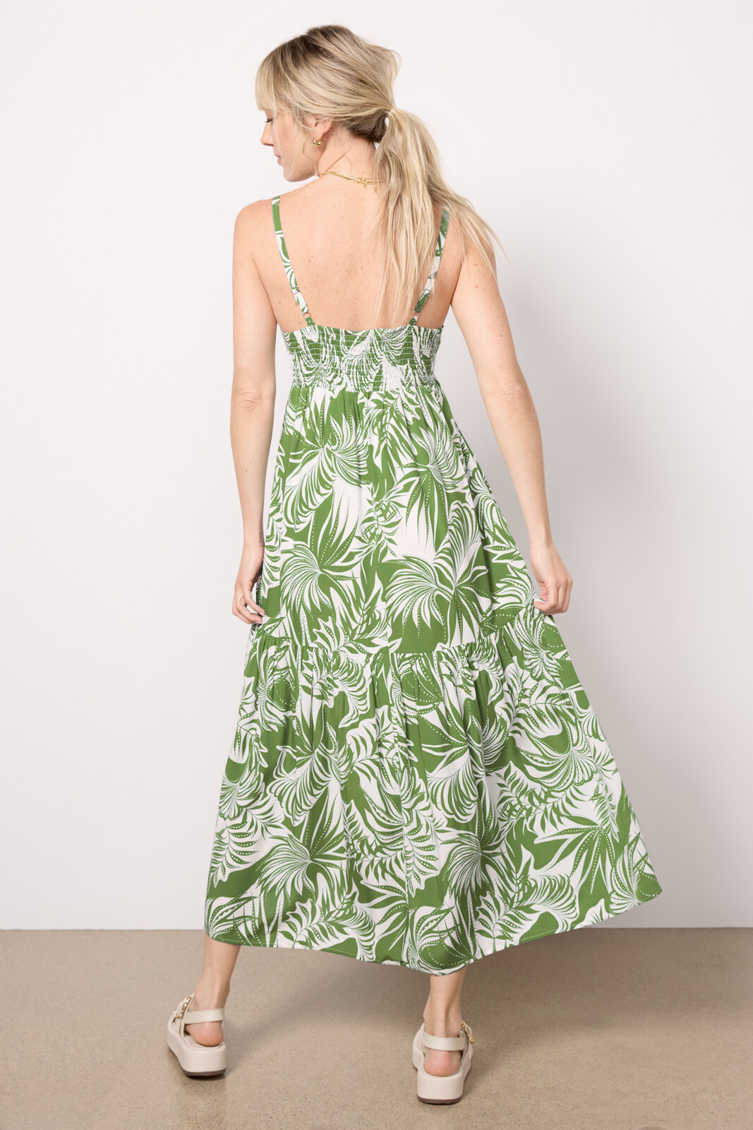 Dropped Seam Maxi Dress
