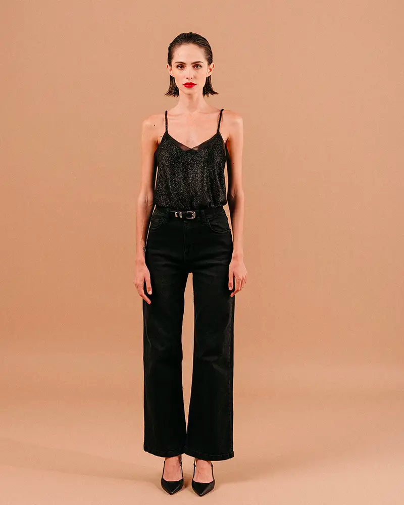 Lips Woven Top