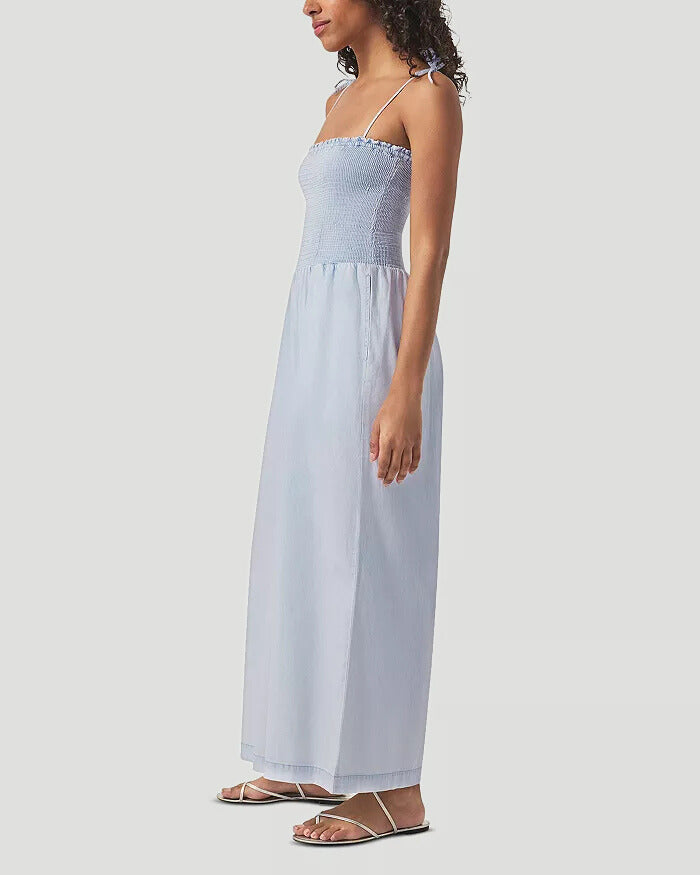 Indigo Stripe Jumpsuit