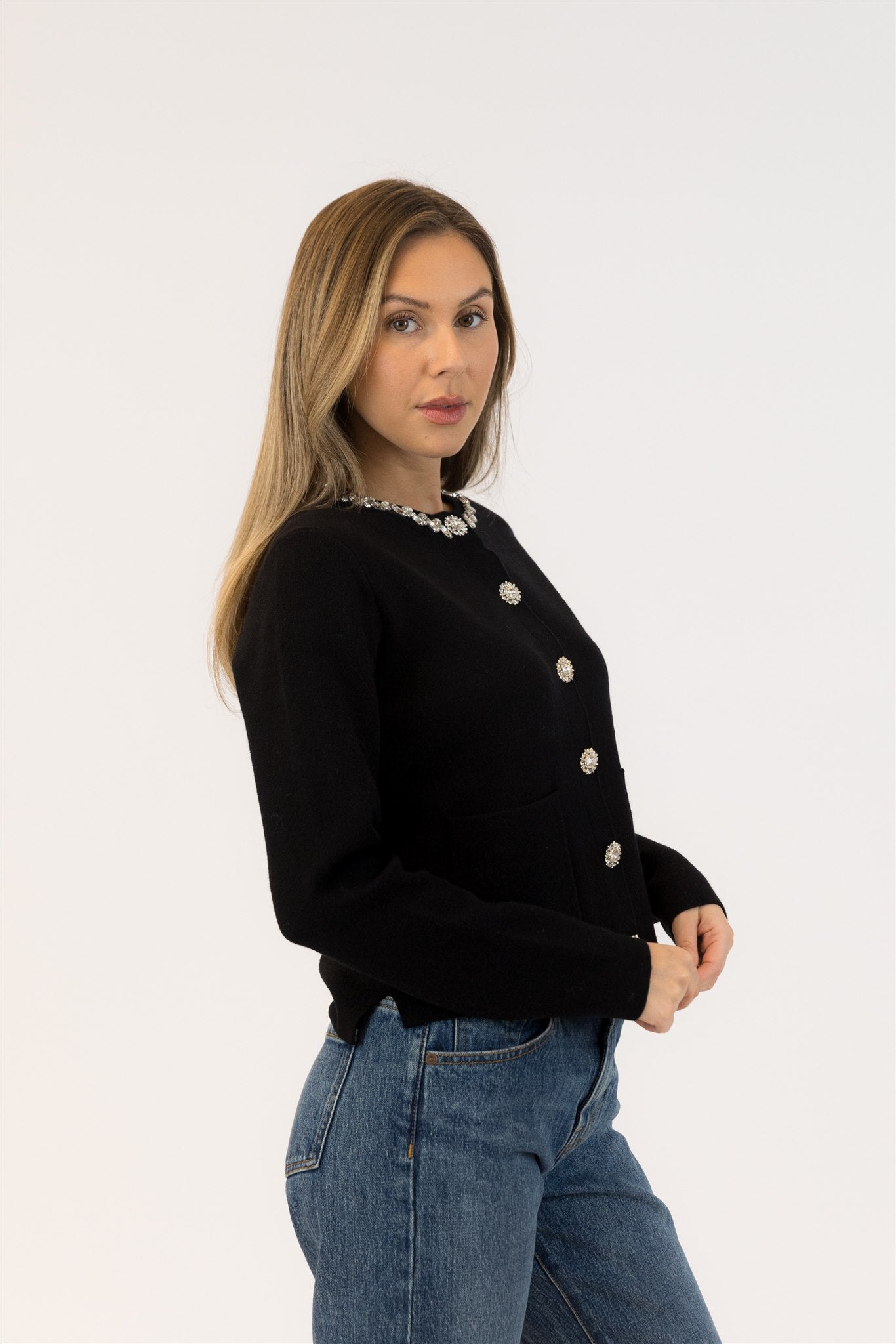 Bowie Crewneck Cardigan