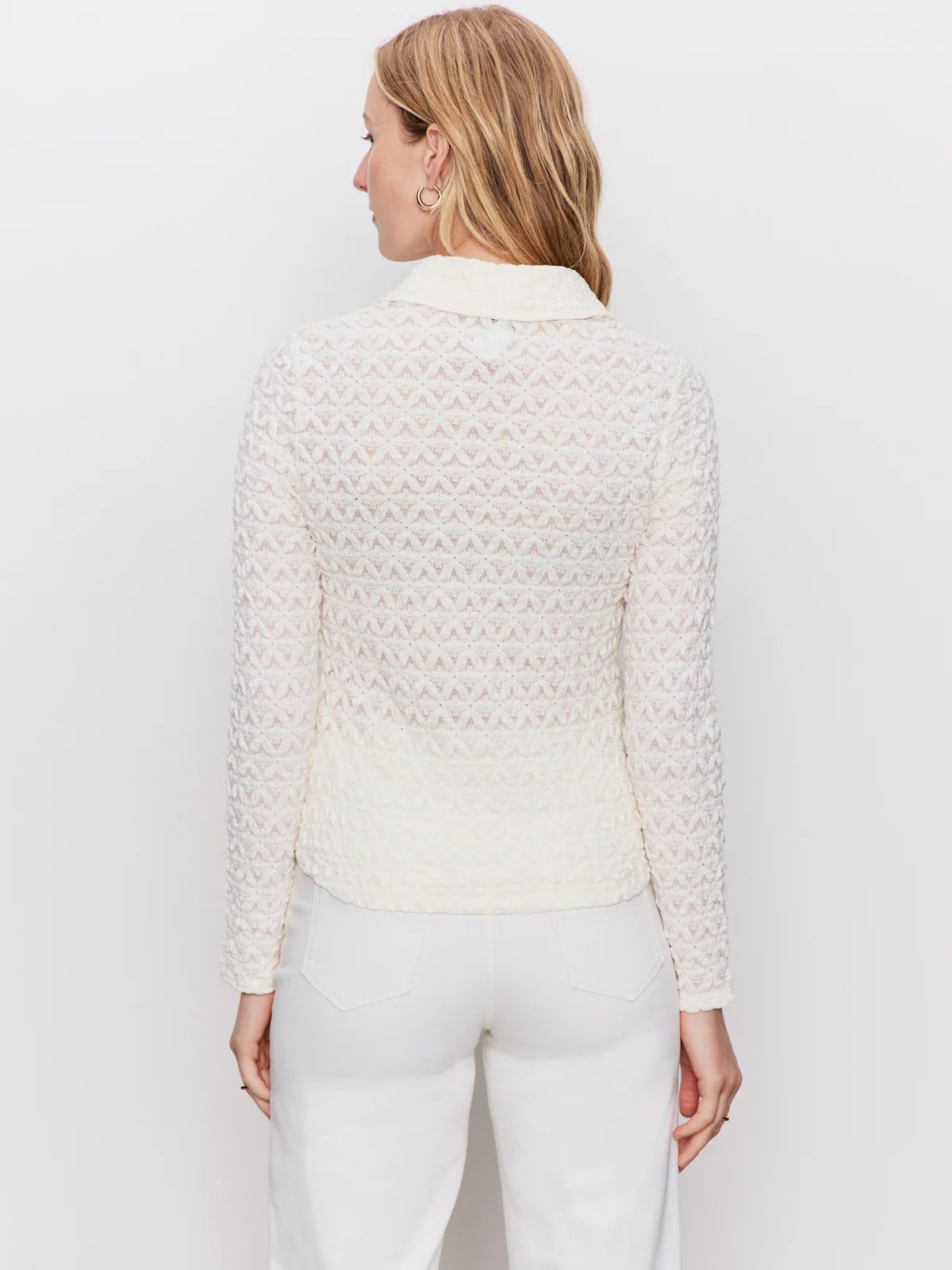 Dreamgirl Lace Button Up Top