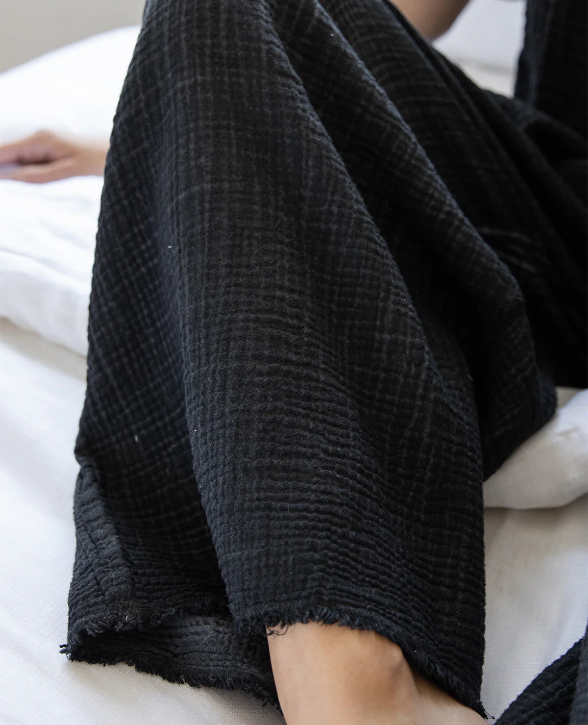 Crinkle Palazzo Pants