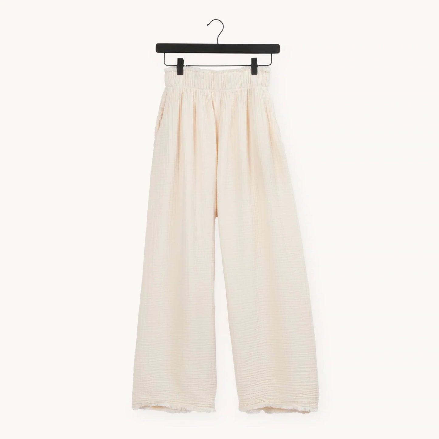 Crinkle Palazzo Pants