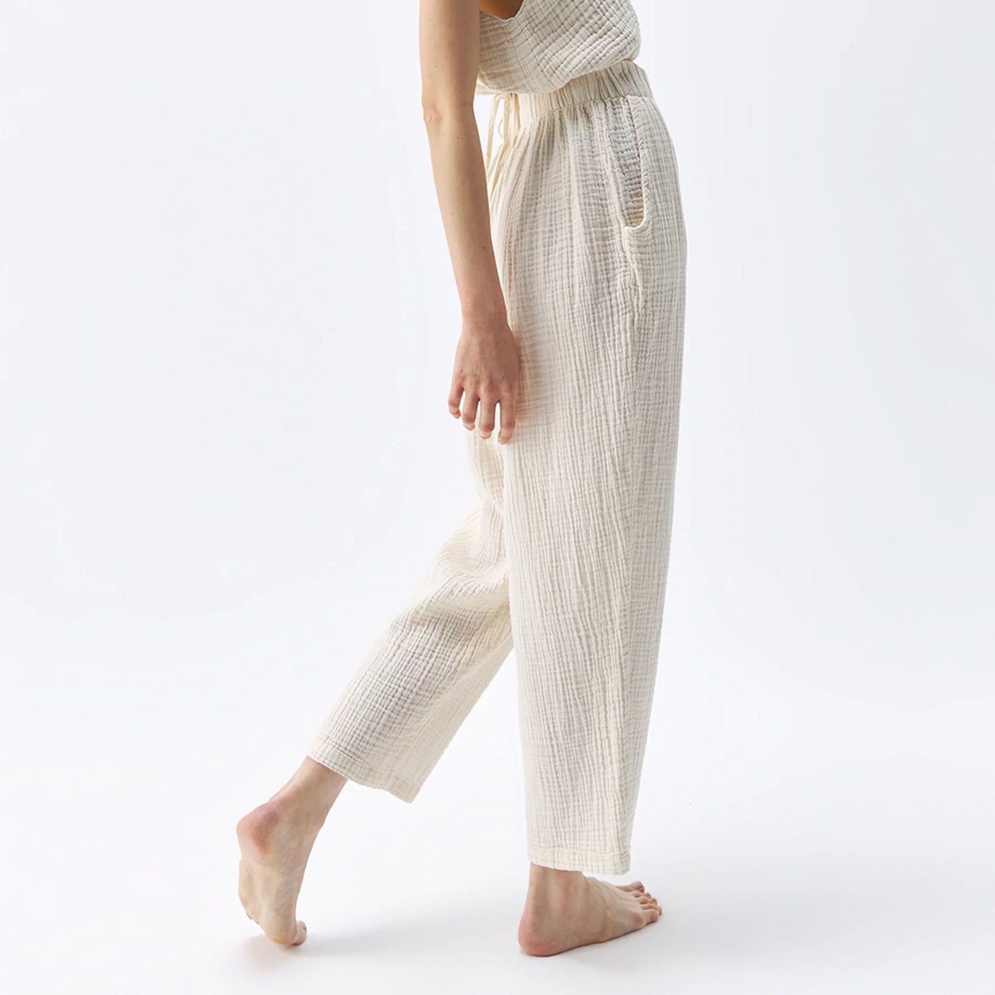 Crinkle Slouchy Pants