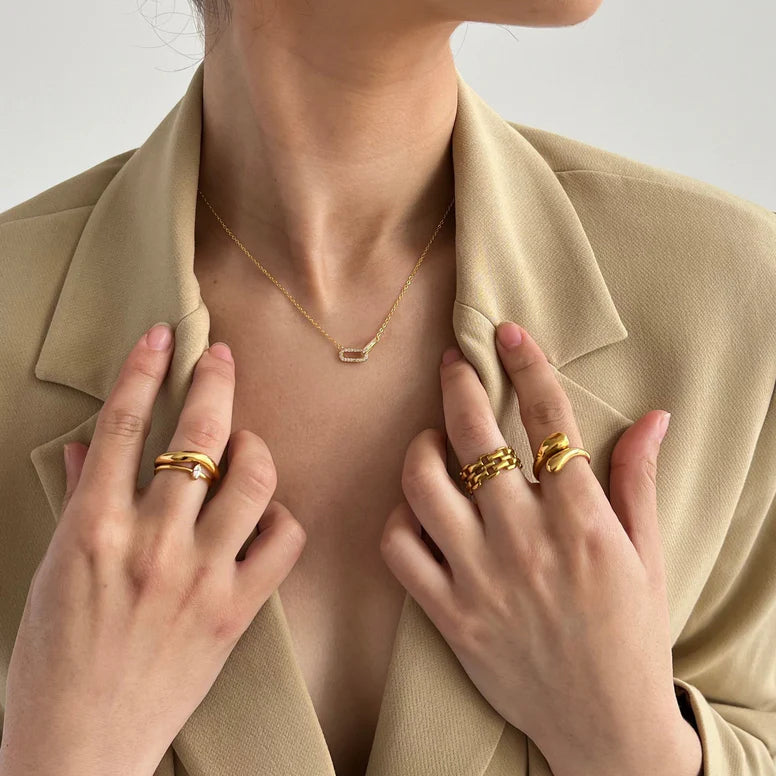 Double Link Necklace