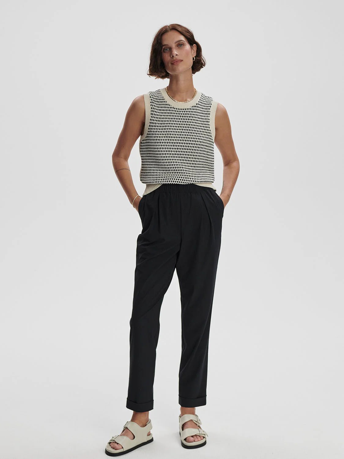 Alana Slim Tappered Cuff Pant