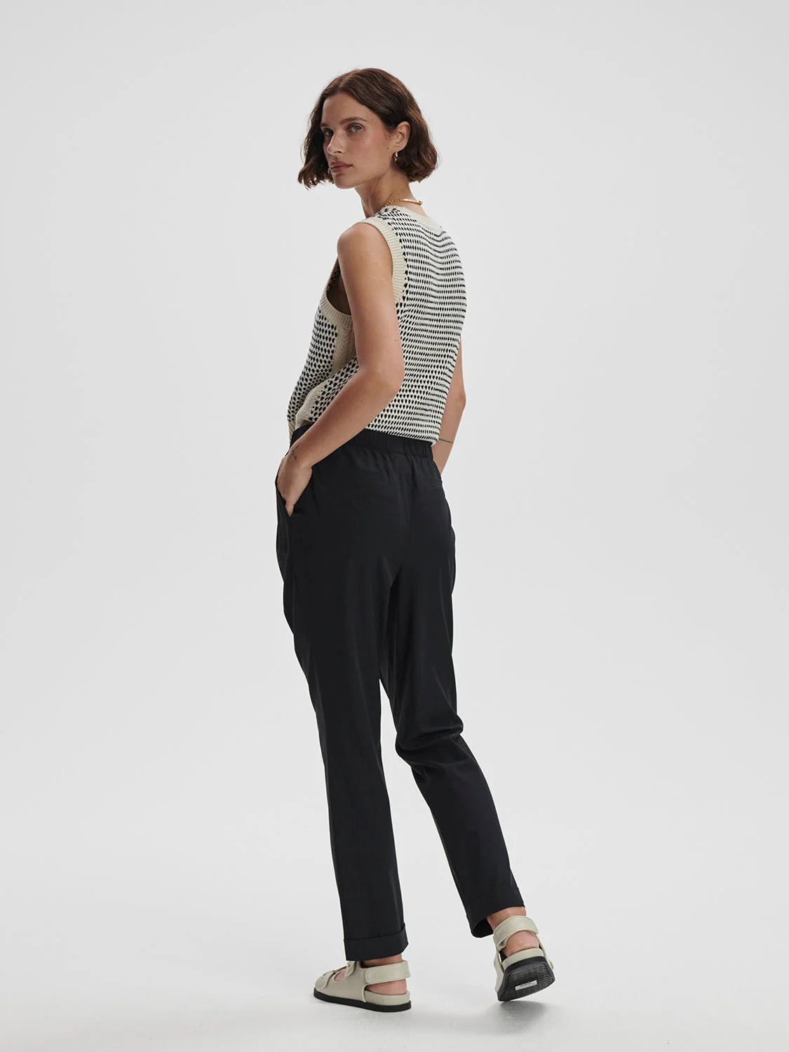 Alana Slim Tappered Cuff Pant