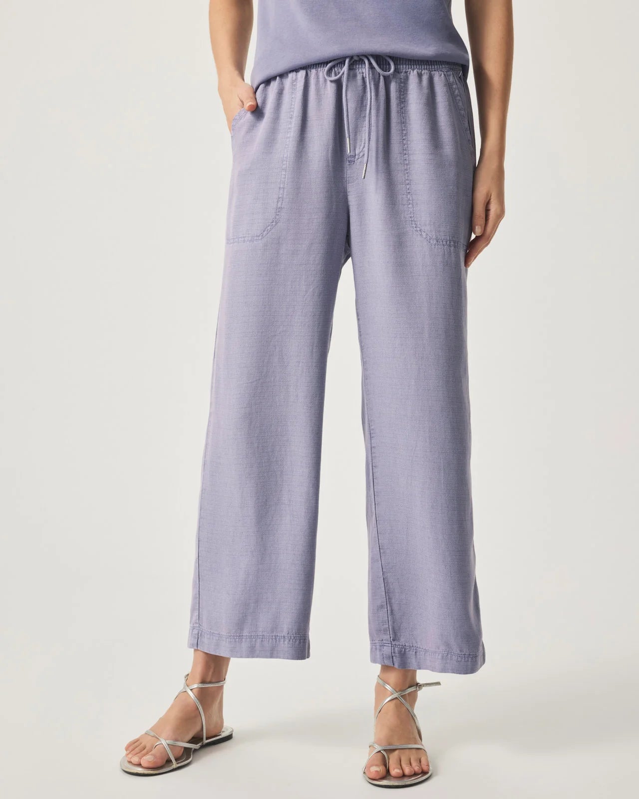 Angie Crop Wide-Leg Pant