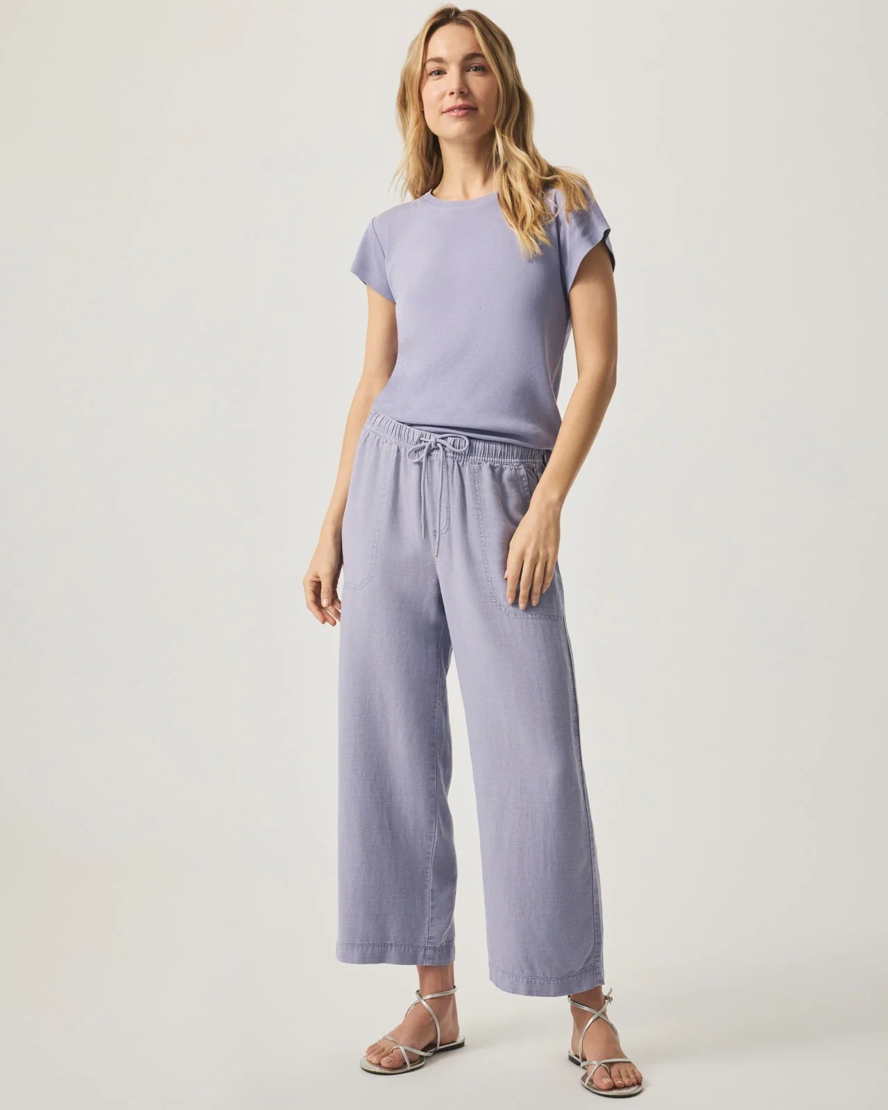 Angie Crop Wide-Leg Pant