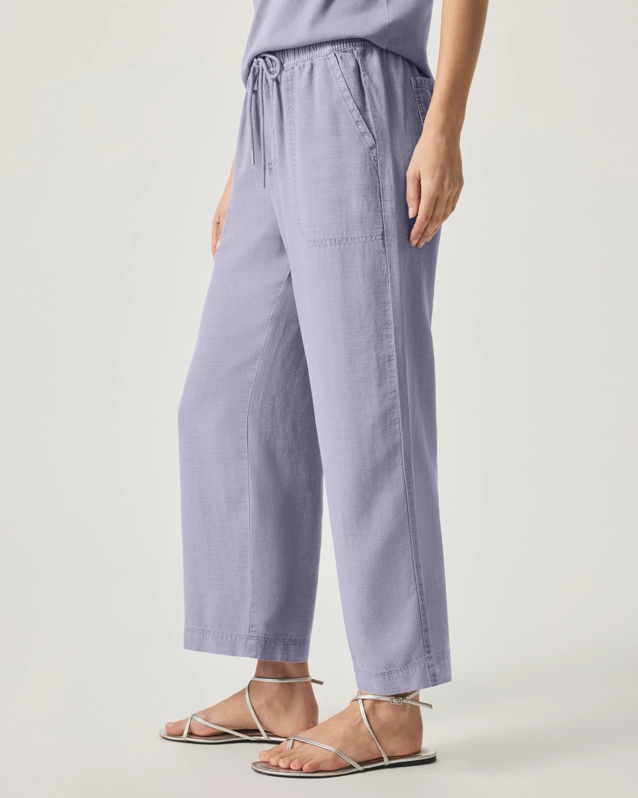 Angie Crop Wide-Leg Pant