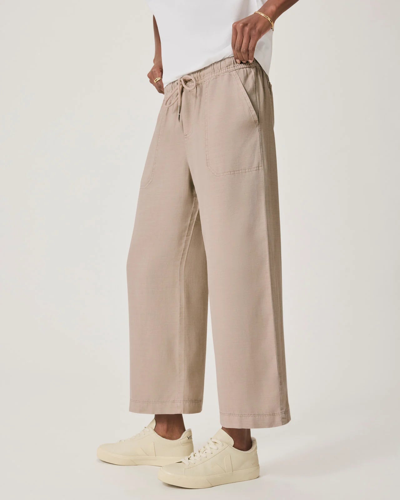Angie Crop Wide-Leg Pant