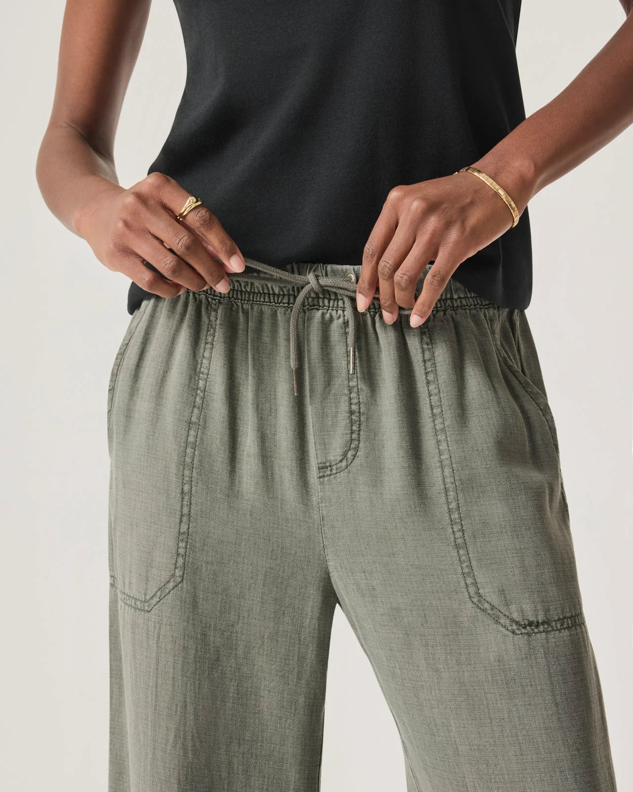 Angie Crop Wide-Leg Pant