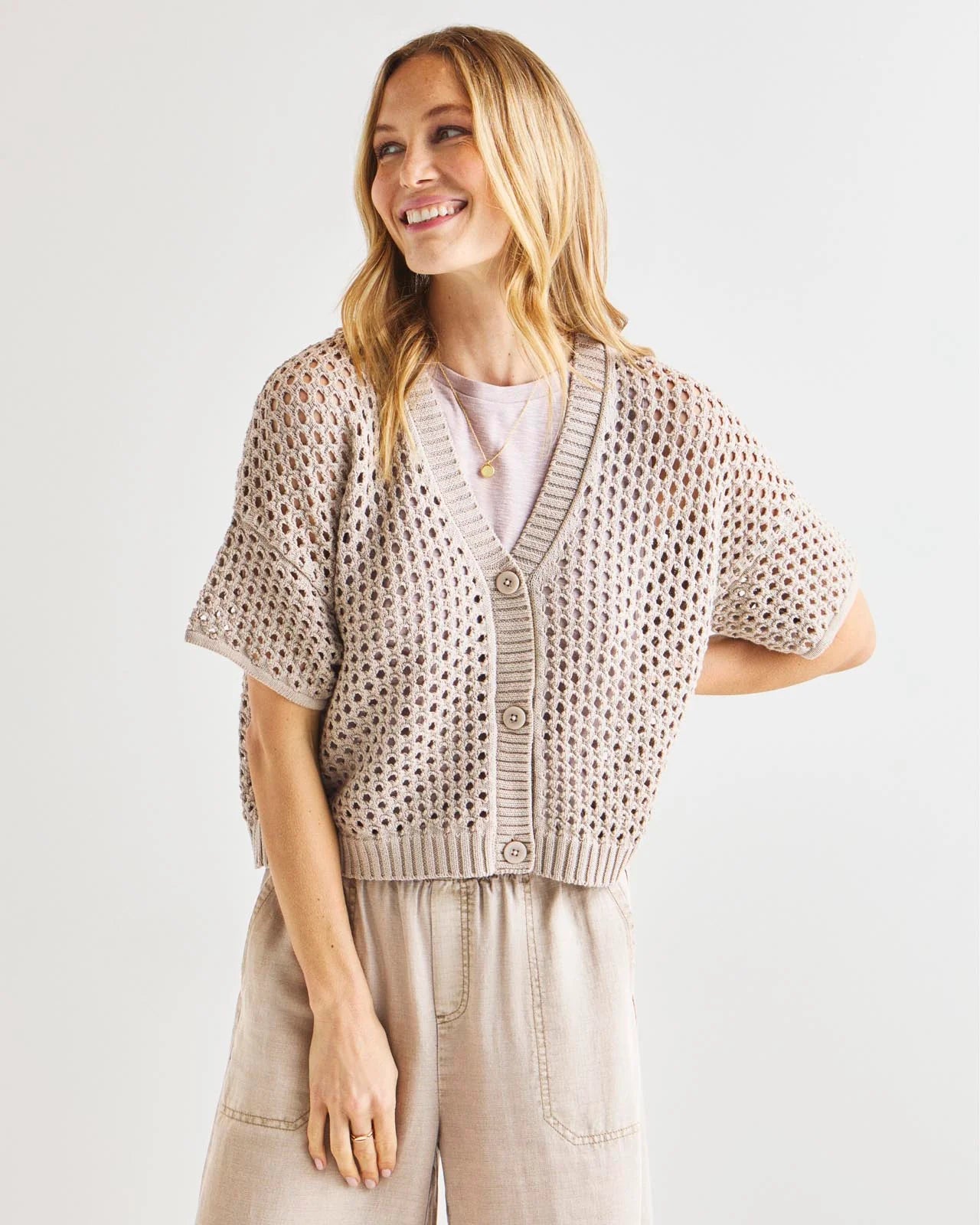 Nova Pointelle Cardigan