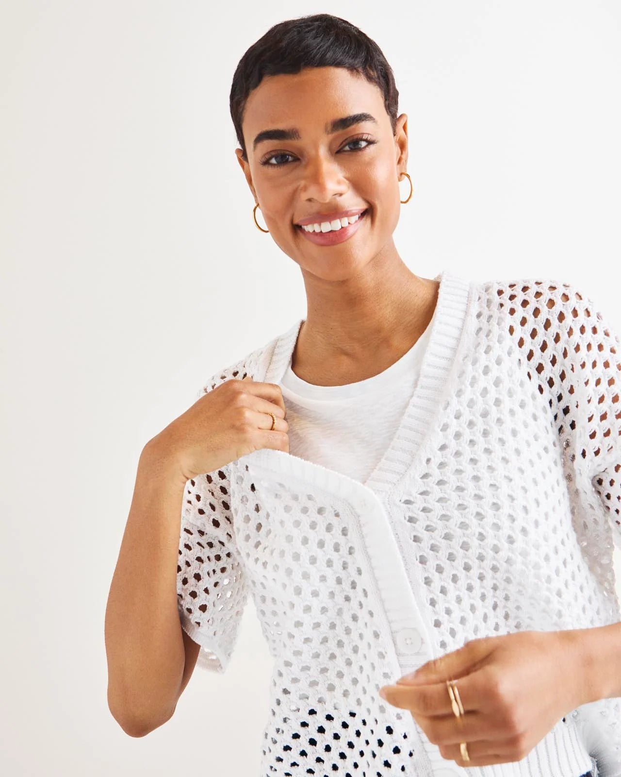 Nova Pointelle Cardigan