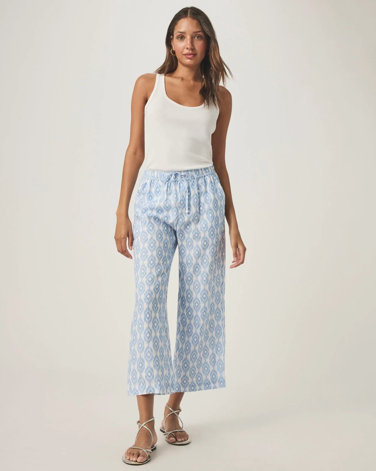 Angie Crop Wide-Leg Pant