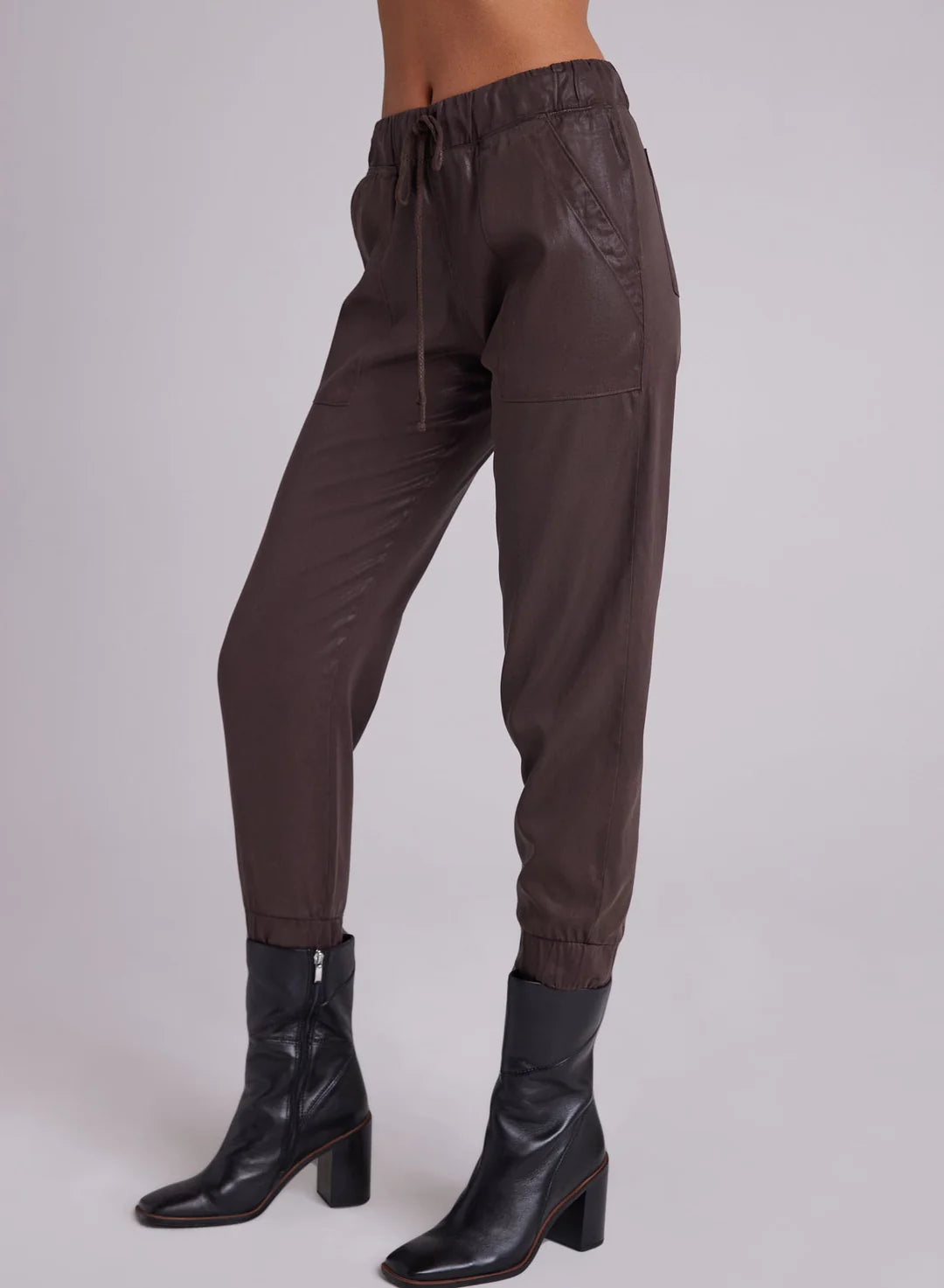 Waxed Pocket Joggers