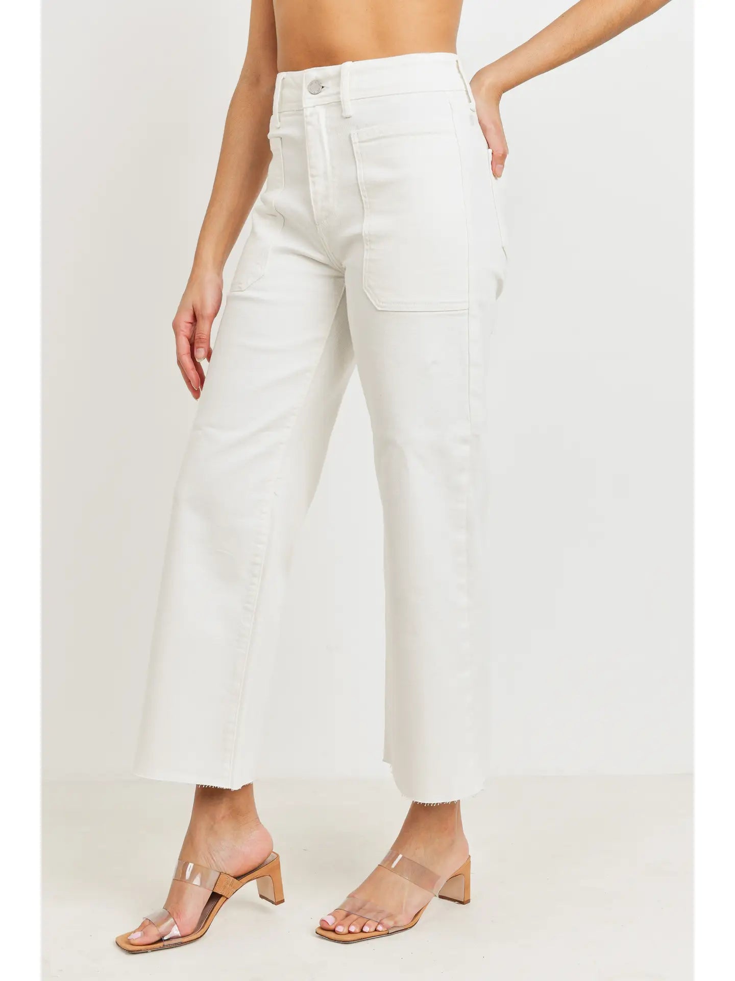 Utility Wide Leg Jeans