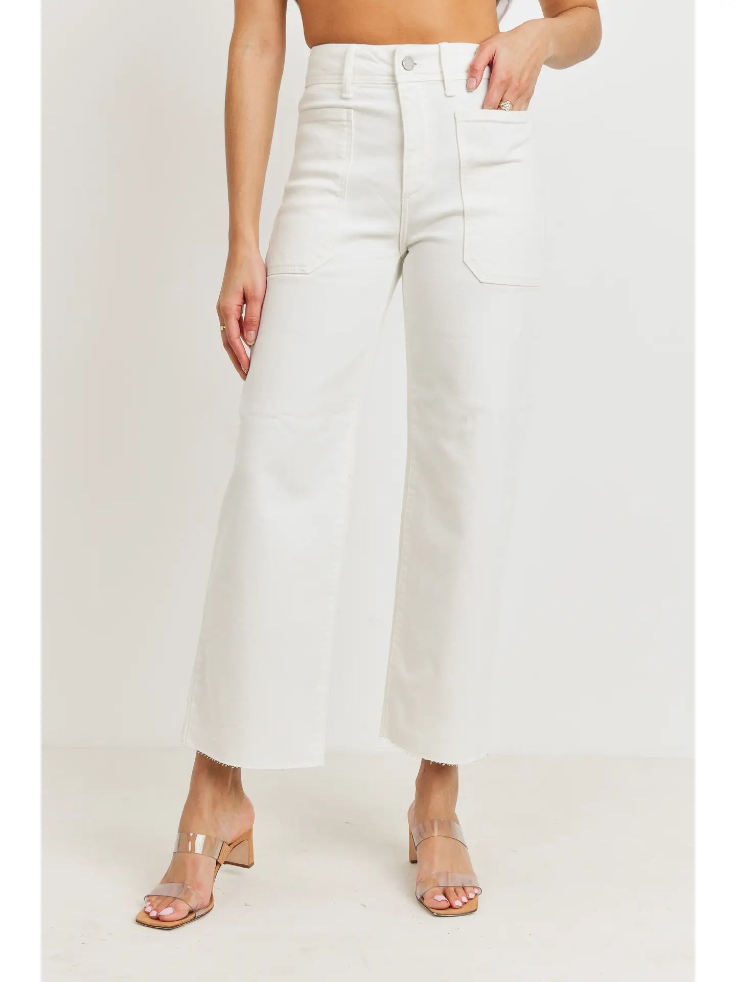 Utility Wide Leg Jeans