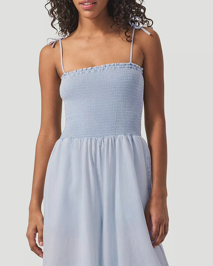 Indigo Stripe Jumpsuit