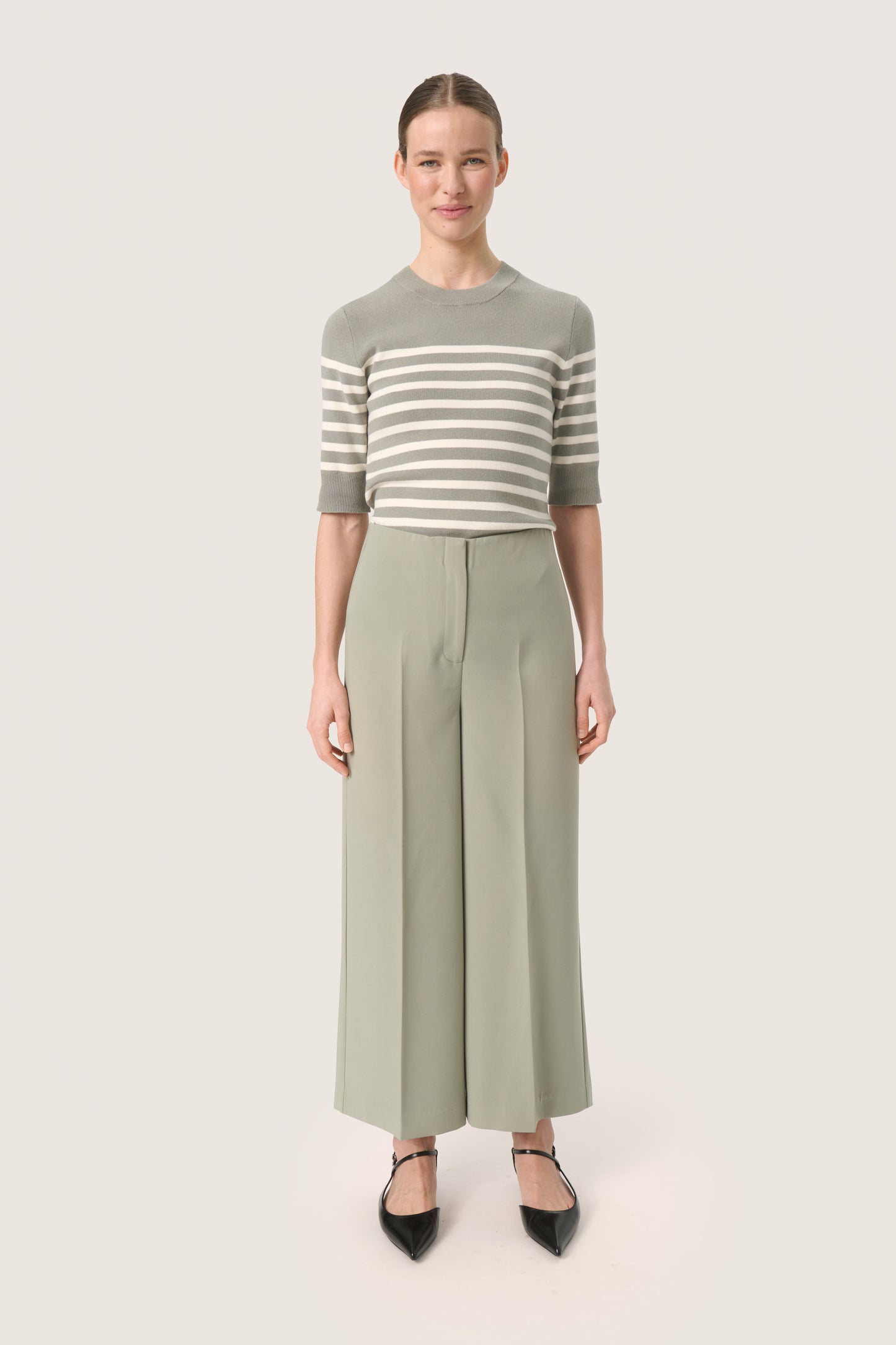 Corrine Wide Cropped Pants