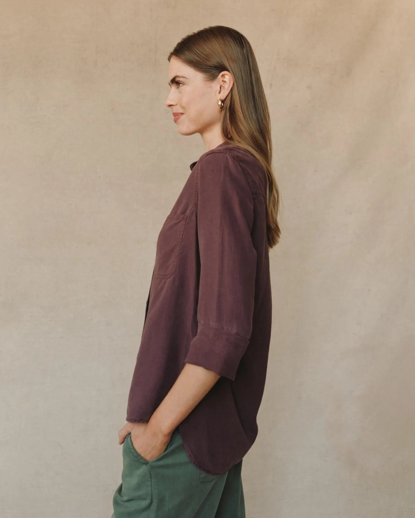 Shirt Tail Button Down