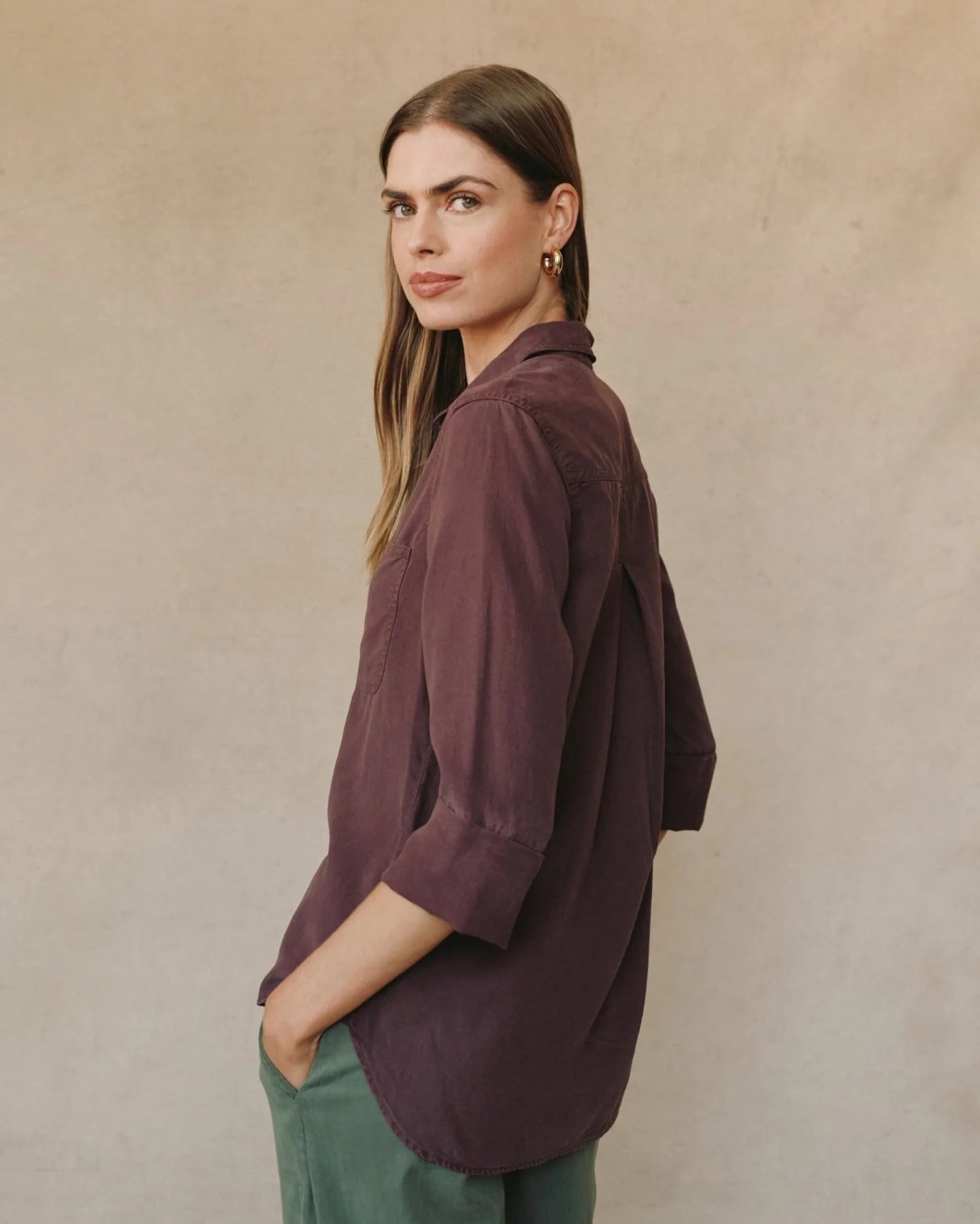 Shirt Tail Button Down