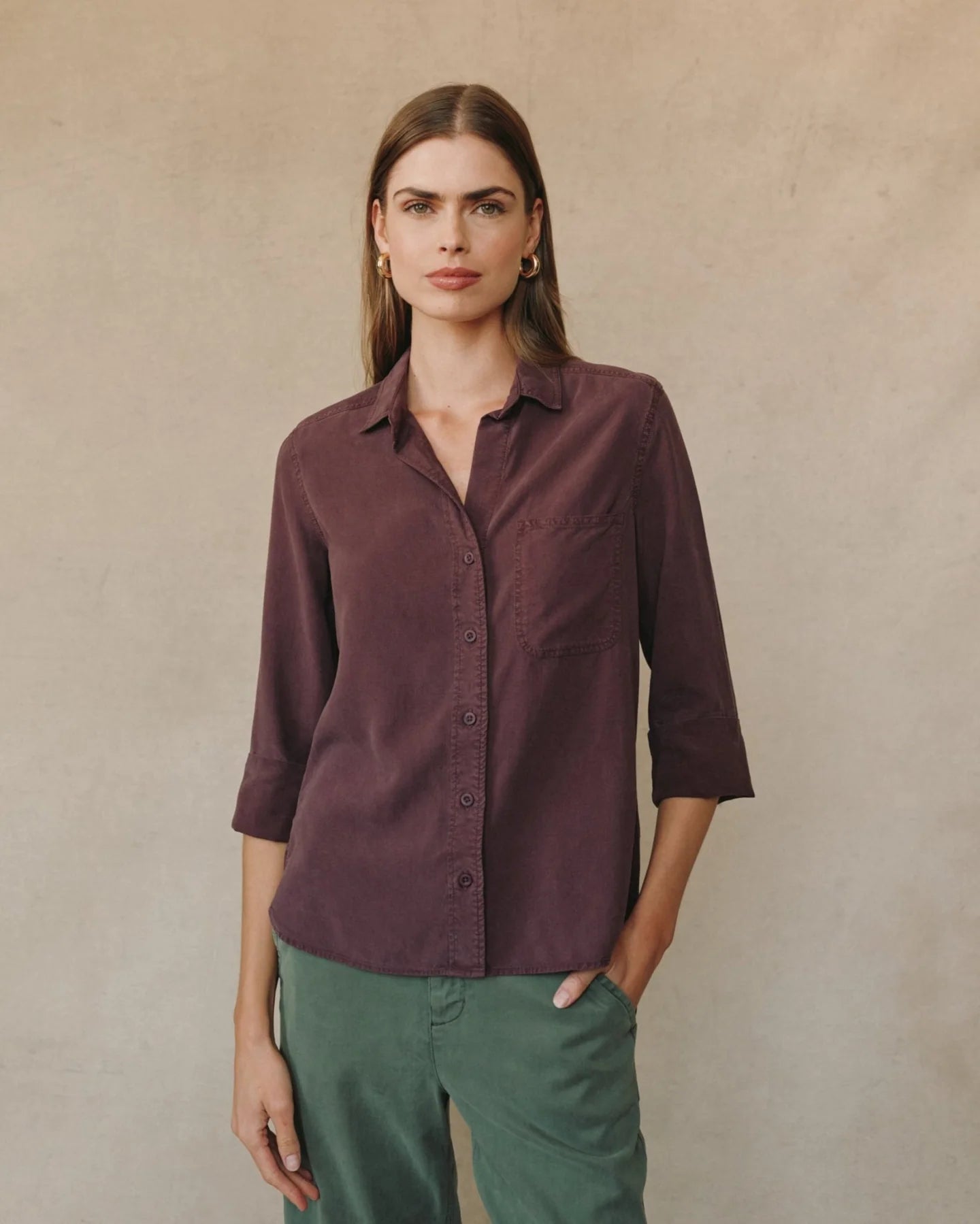 Shirt Tail Button Down