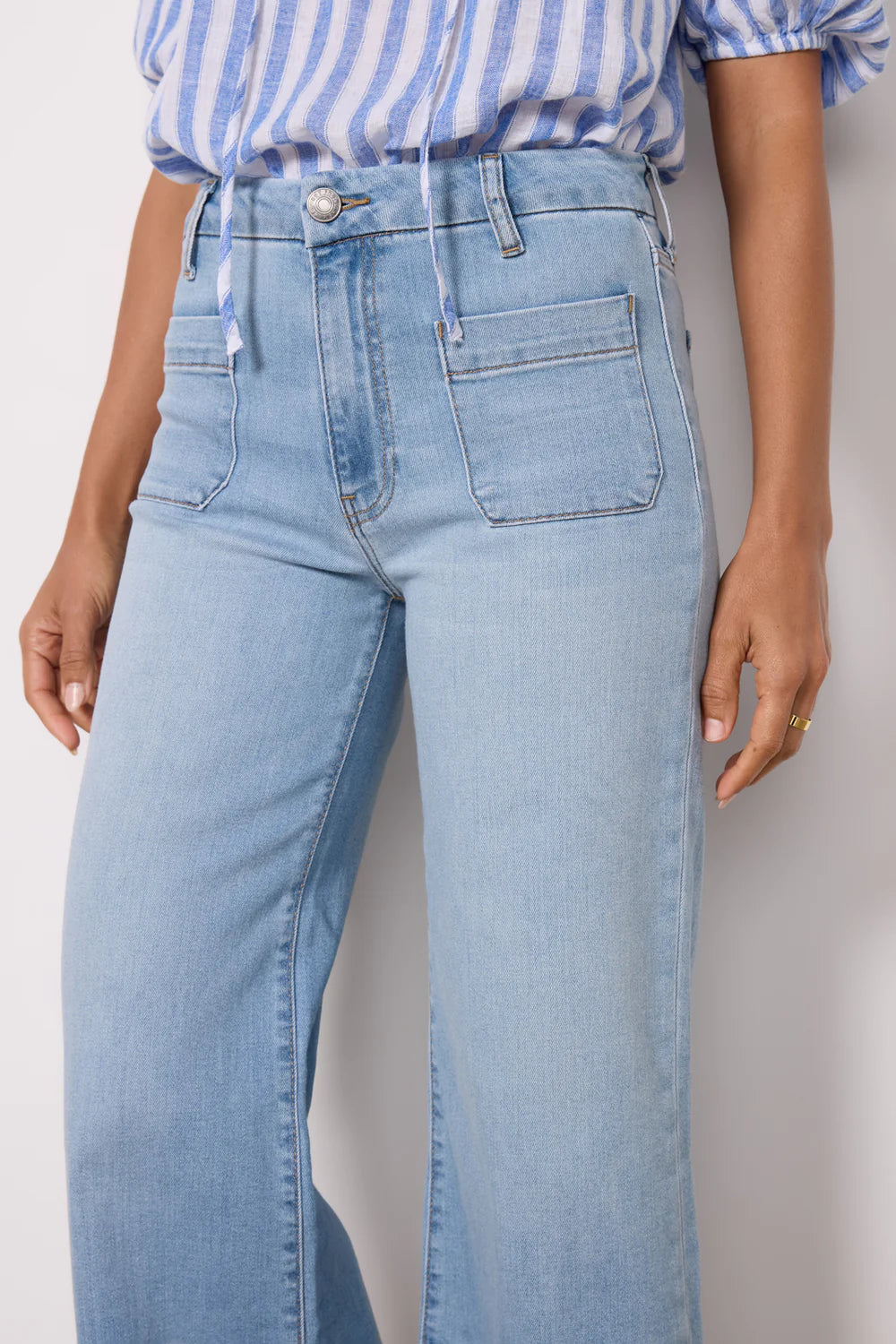 Meg Pocket Wide Leg Jeans