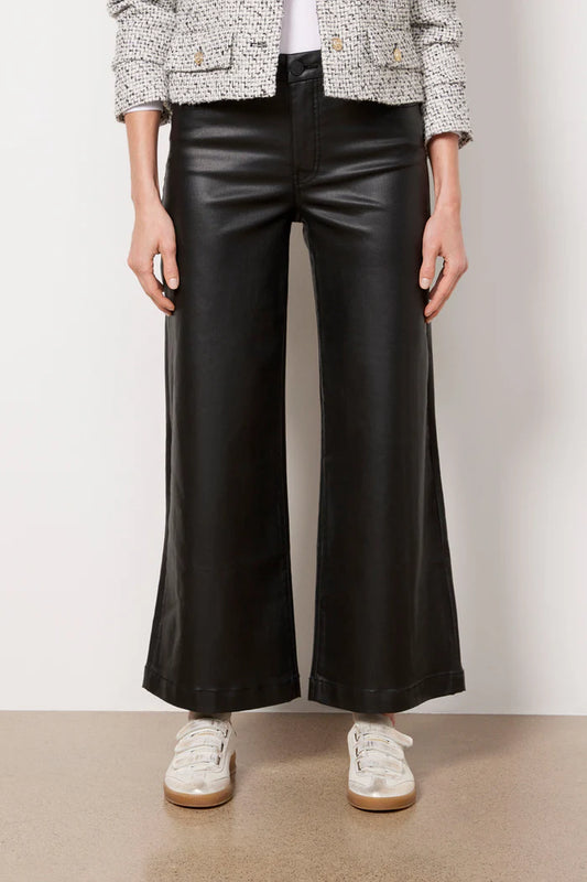 Coated Meg Wide Leg Jeans