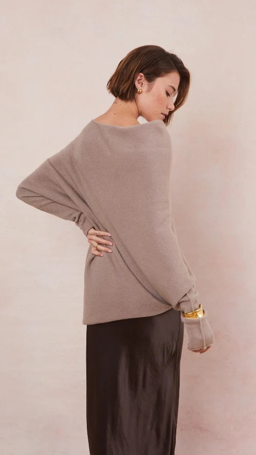 Natalie Asymmetric Sweater