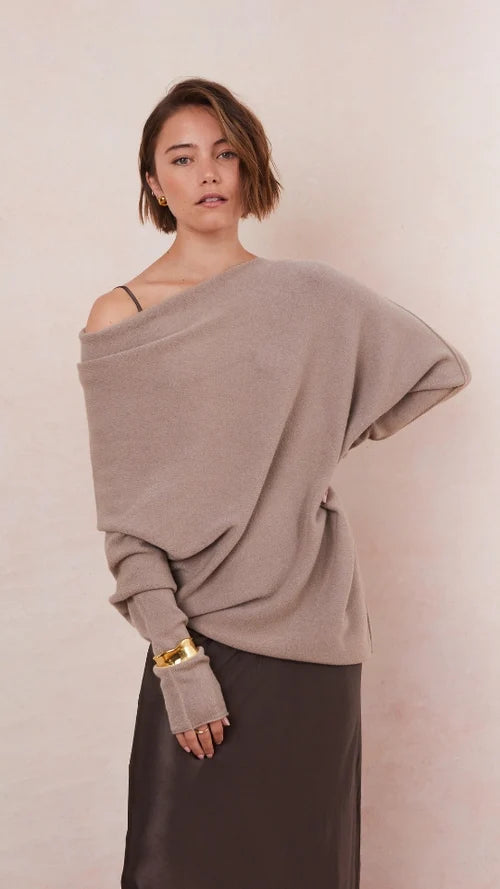 Natalie Asymmetric Sweater