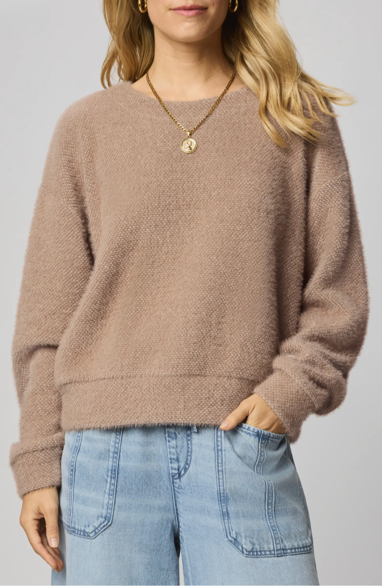 Fallon Fuzzy Crewneck