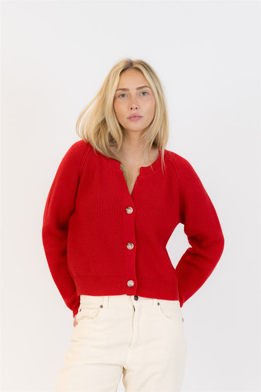 Belle Ribbed Cardigan