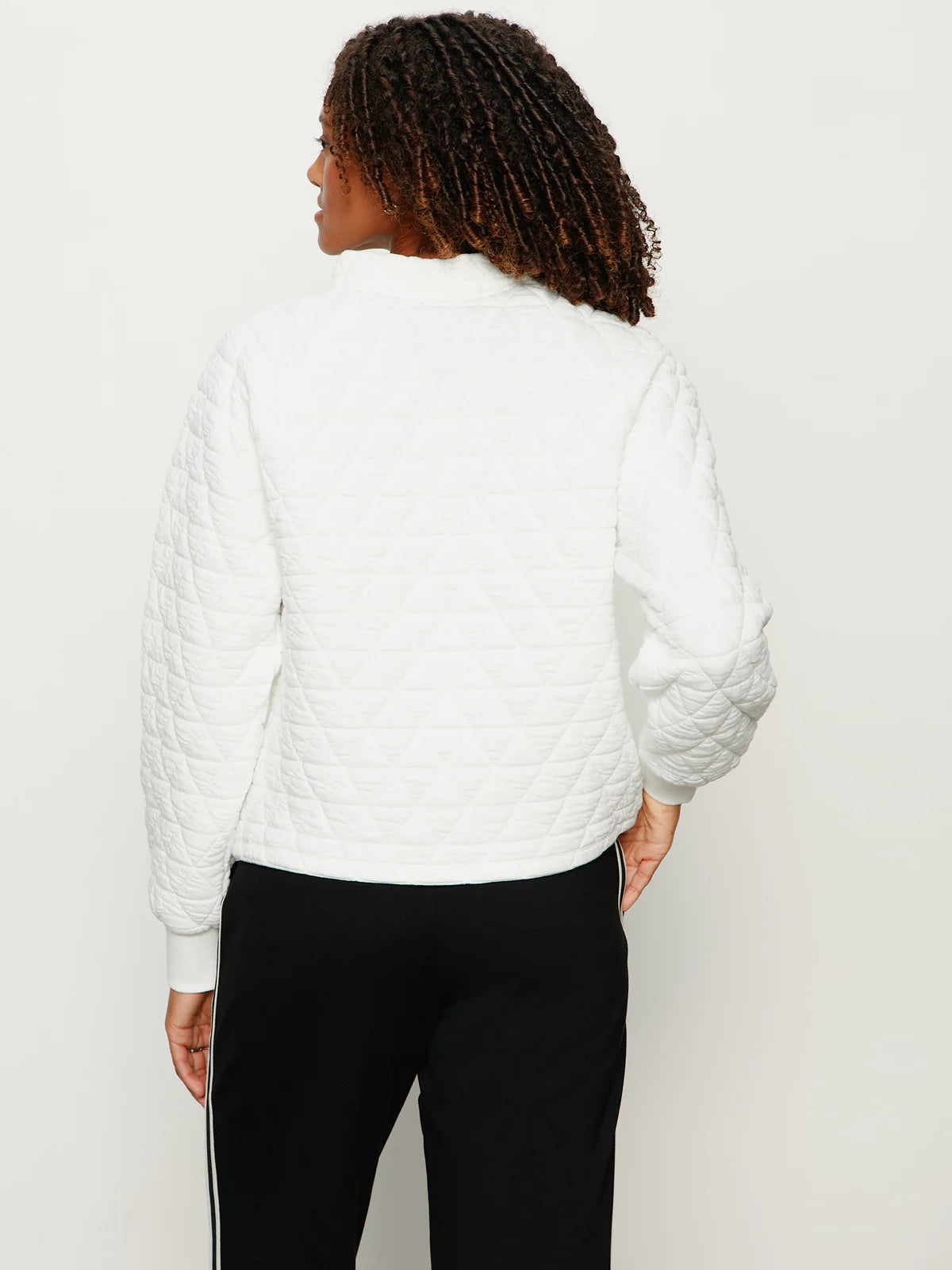Quilted Button-Down Popover