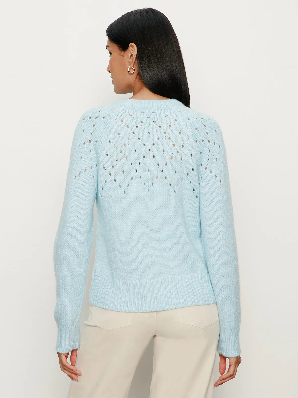 Femme Openwork Sweater