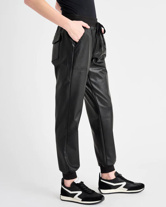 Vegan Leather Jogger