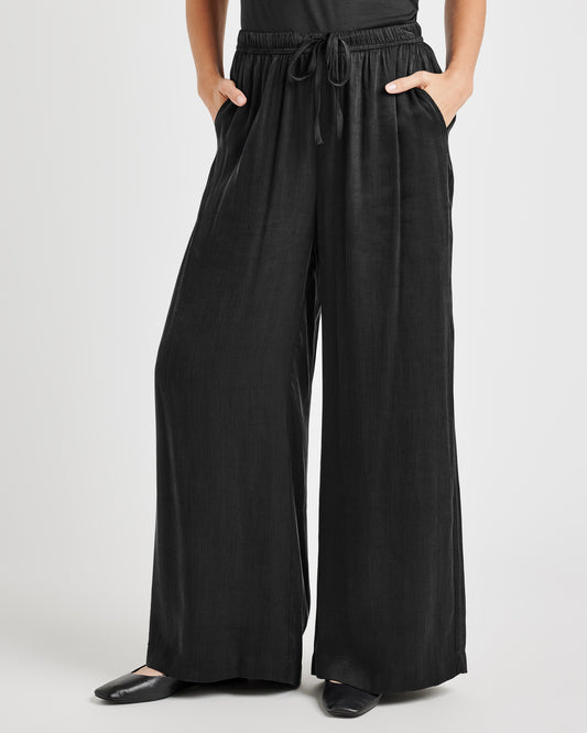 Angie Satin Palazzo Pant