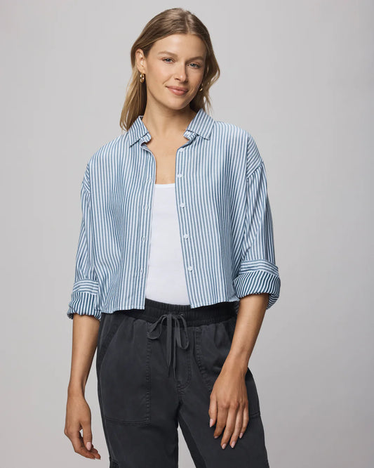 Nora Stripe Button Down