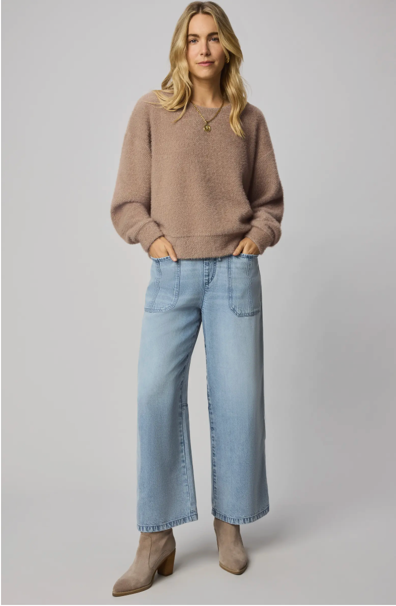 Fallon Fuzzy Crewneck