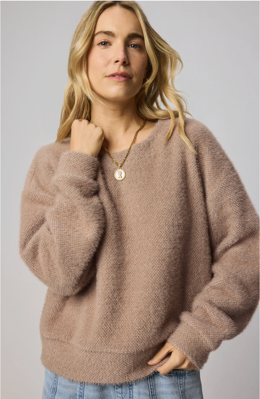 Fallon Fuzzy Crewneck