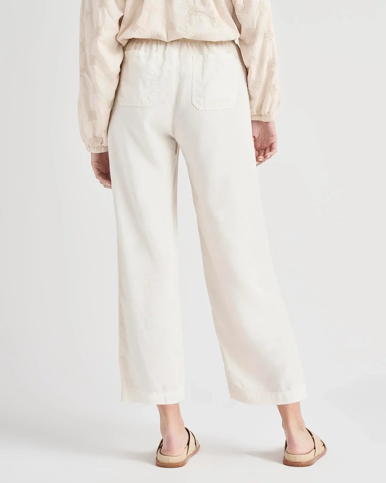 Angie Crop Wide-Leg Pant