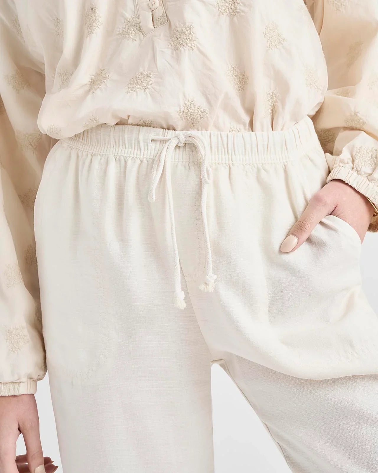 Angie Crop Wide-Leg Pant