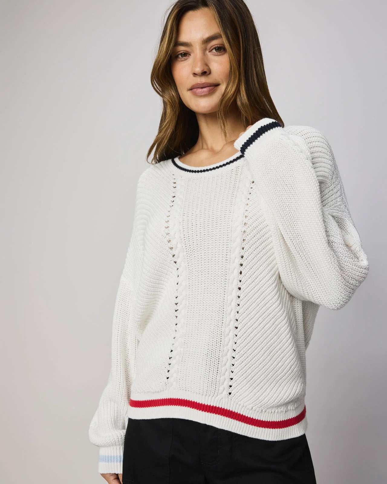 Vienna Tipped Sweater