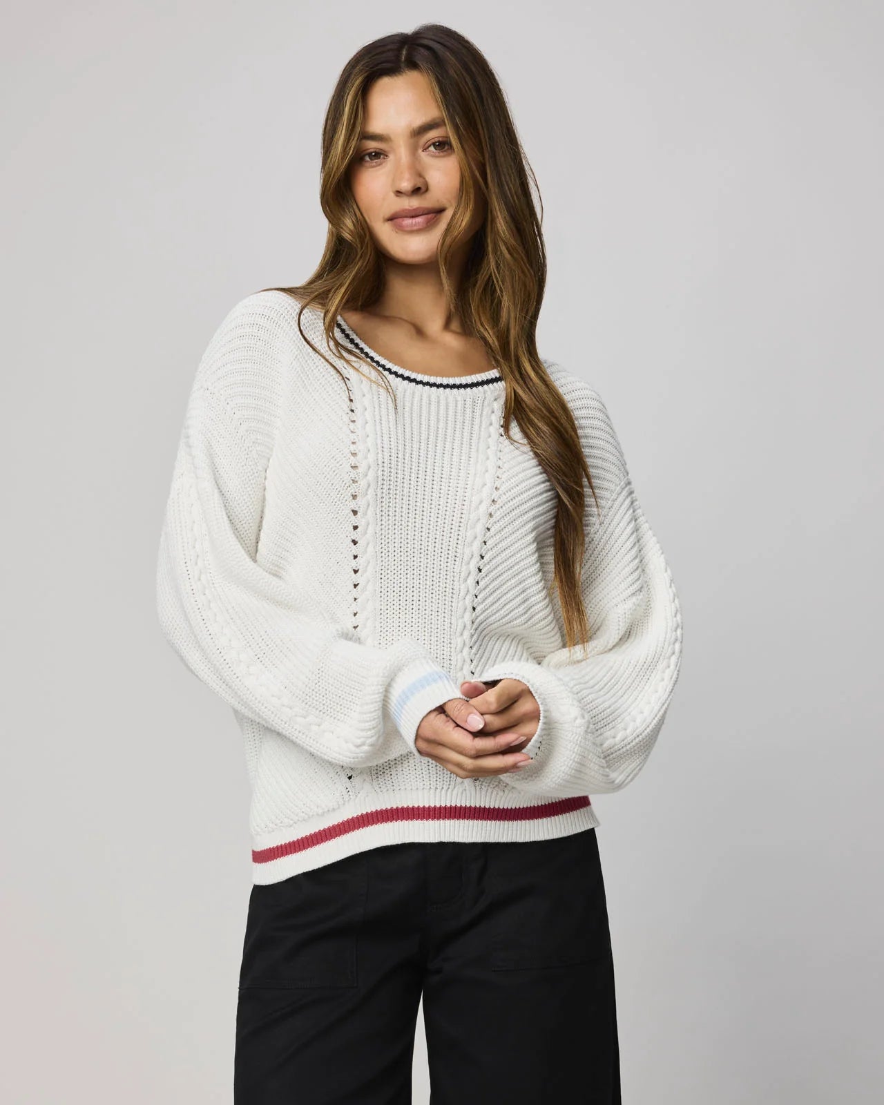 Vienna Tipped Sweater