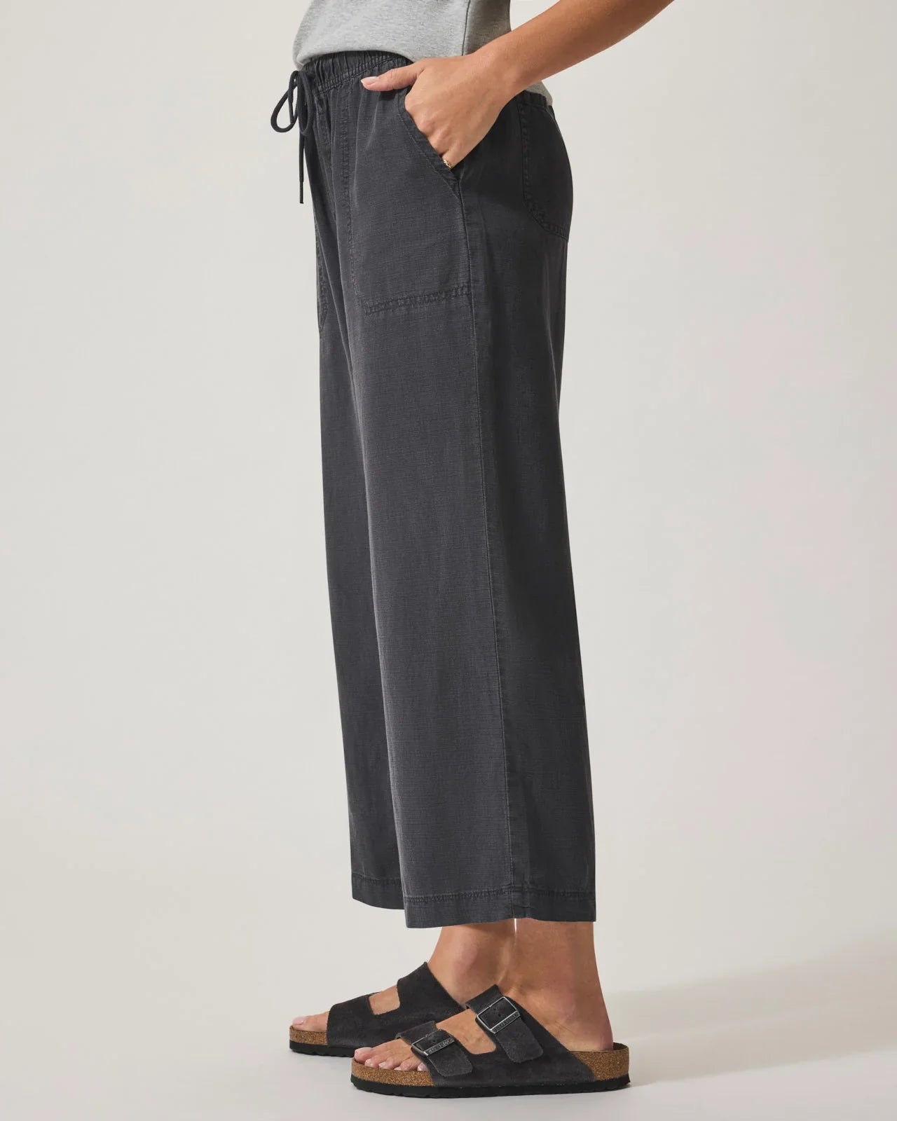 Angie Crop Wide-Leg Pant