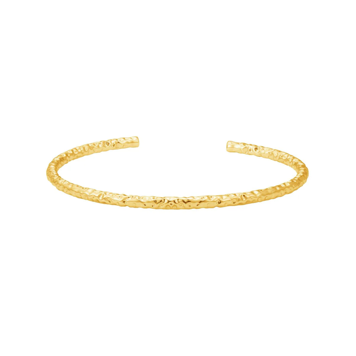 Slim Hammered Bangle