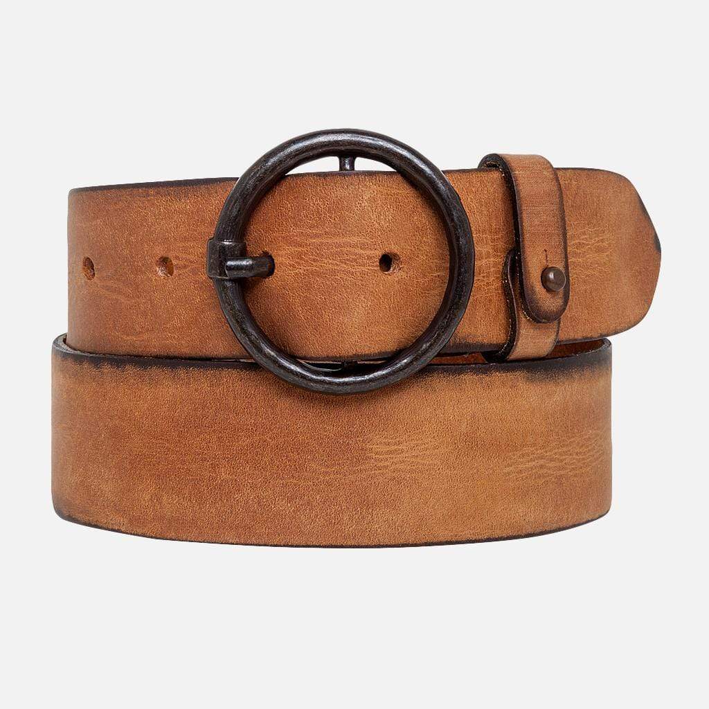 Vintage Full-Grain Leather Belt